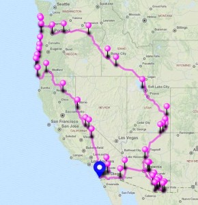 We like a slower pace of travel, but that doesn't mean we don't get around.
