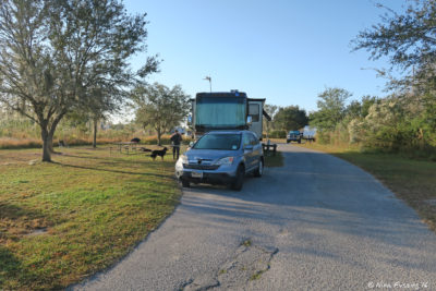 Northern Loop -> view of front of our site #20.