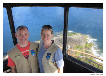 Our job at Coquille River Lighthouse was for couples only