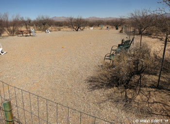 View of lovely dog park just behind the park