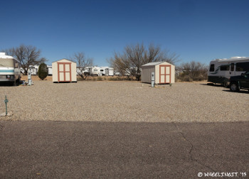 View of 300's lane. These are the 12-month rental lots, but can also be rented short-term if available.
