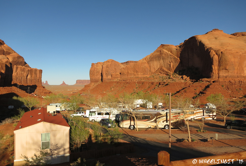 Rv Park Review Gouldings Campground Monument Valley Ut Wheeling It