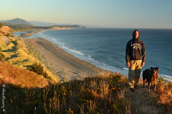 View of wild Cape Blanco