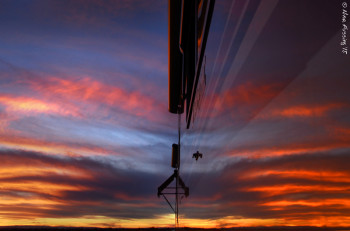 The sunsets never disappoint in Yuma, AZ.
