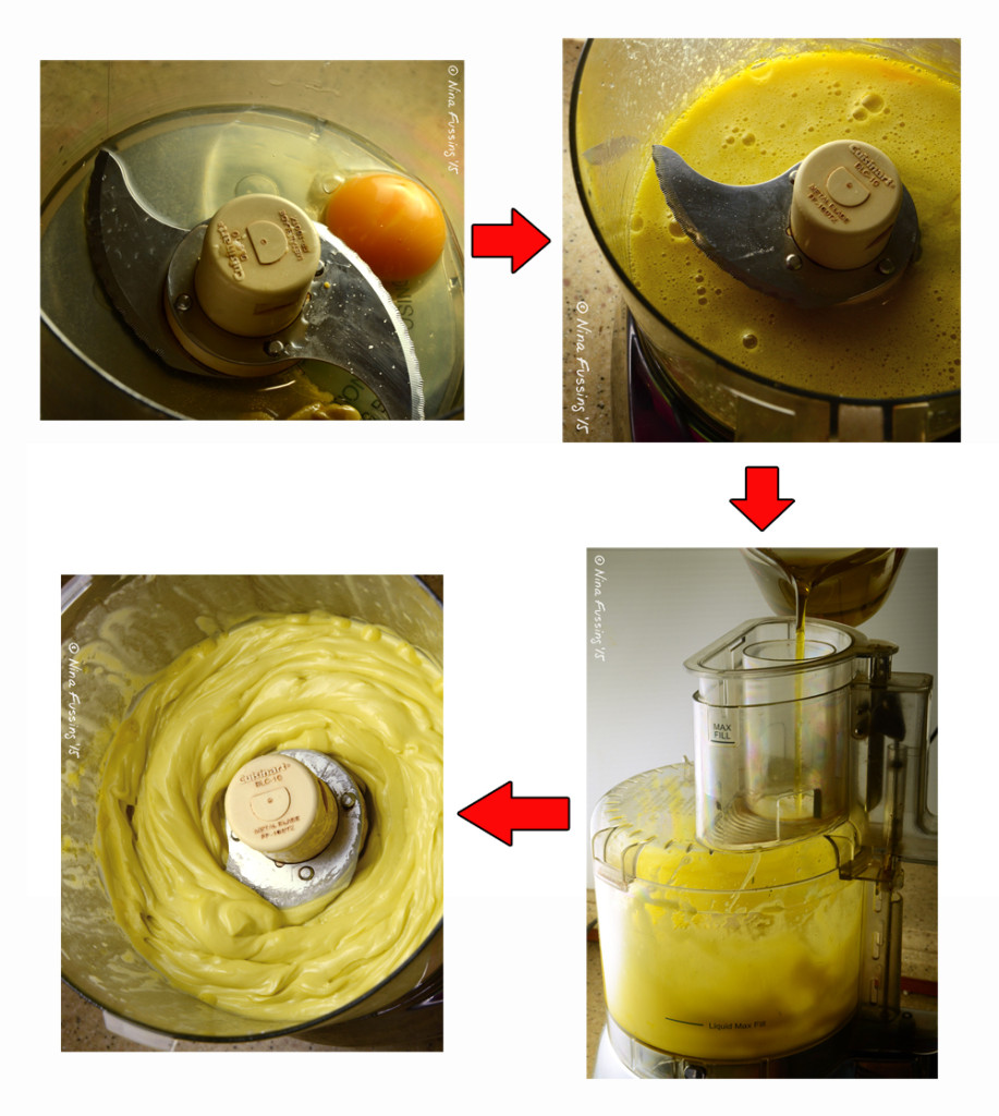 The 5-minute mayonnaise steps