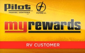 If you use trucker stops, pick up their loyalty card