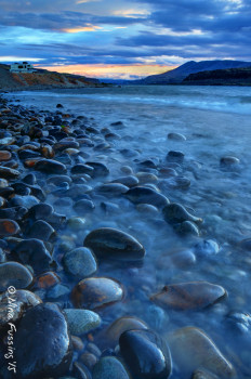 Sunset on a calm night