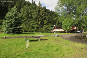View to the left of our site. Site #16 in front and we're in #15 in back.