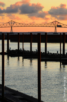 The Astoria Bridge at sunset