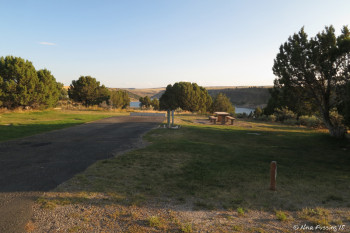 Second best view in the campground. 30amp/water site A14.