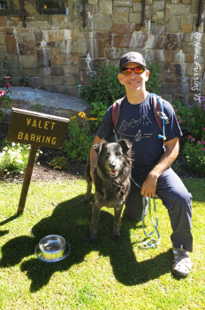 Valet Barking at Teton Village. Cute!!