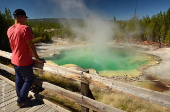 Steamy Emerald Spring Pool