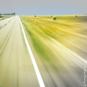 Sometimes the road morphs into a hypnotic blur