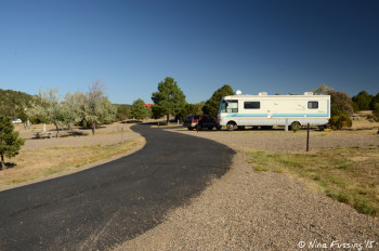 Another view down 2nd loop. RV in site #41 on right.