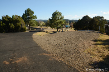 View towards end of 2nd loop. Gravel site #59 on right.