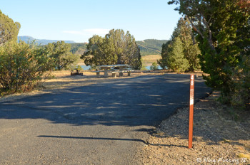 View of one of "prime waterview" sites. This is #48.