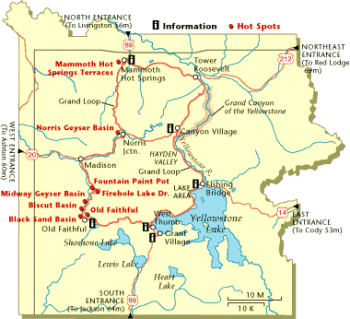 yellowstone map