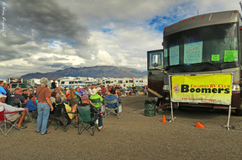 The Boomers attend Fiesta every year and are very organized.