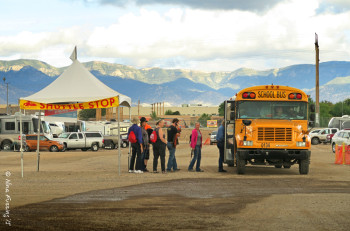 The shuttle buses are free and run regularly during events