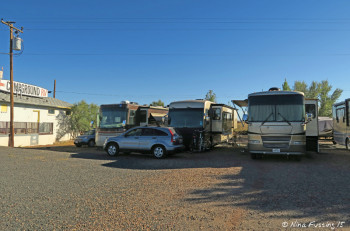 Our sites.. We were in 16 and 17 on left side with 18, 19 to right of us. Not much separation at all here and definitely no "sitting area"