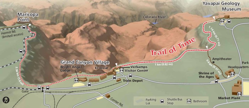 The superb Trail of Time. Don't miss it!
