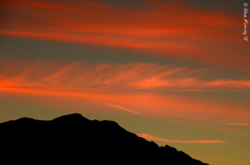 Sunset flurries