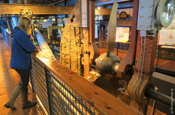 Inside the museum of the SS Great Britain