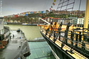 The bow of the mighty SS Great Britain