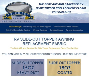 We went with tough tops