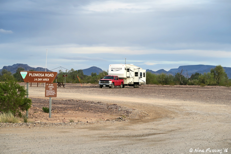 Desert Boondocking off Plomosa Road - Quartzsite, AZ 