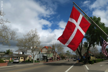 I did enjoy seeing our flag flying around town