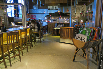 The airy interior of Firestone taproom
