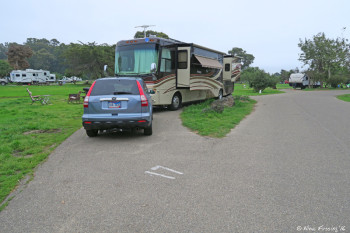 View of our wide-open site #17. Easy access and full solar all day.