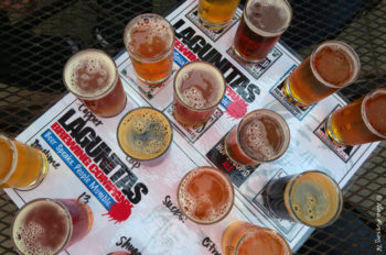 The full taster at Lagunitas is BIG dog size