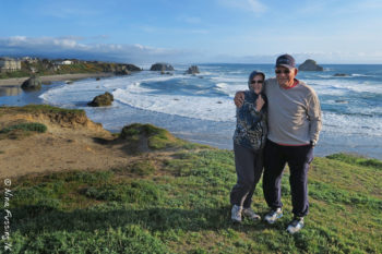 On the coast in Bandon, OR (April 2016)