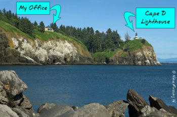 The LCIC is in a pretty spectacular location. AND there's a lighthouse!!!