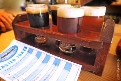 Sawtooth taster at the Hailey Tap Room. Yummy!
