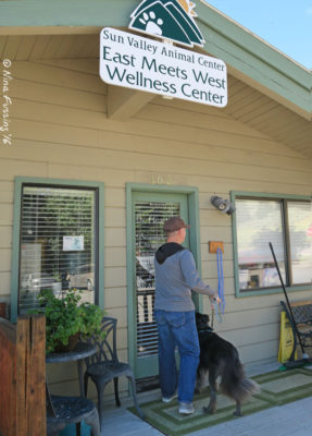 Entering the Canine Rehab Center