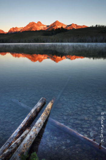 Little Redfish Lake reflections