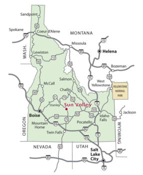We're pretty much in the middle of the state here