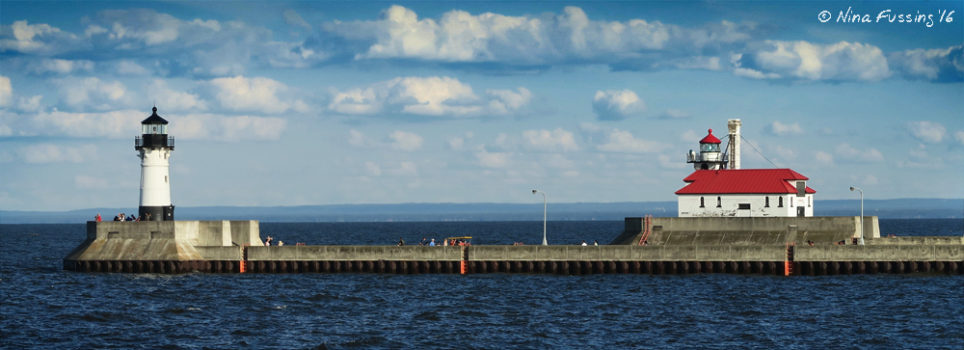 The Duluth Harbor Lights
