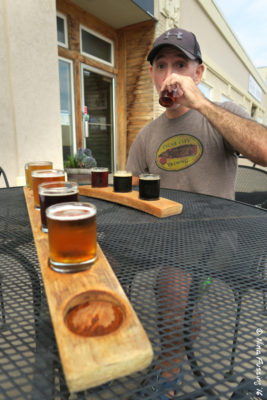 Paul enjoying the flight at Thirsty Pagan