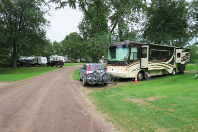 View of our site #10A. This was a water/electric site.
