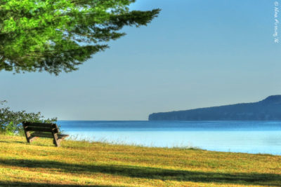 Perfect morning by the lake at Munising, MI