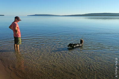 Water therapy in Lake Superior