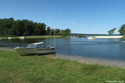 View of boat area