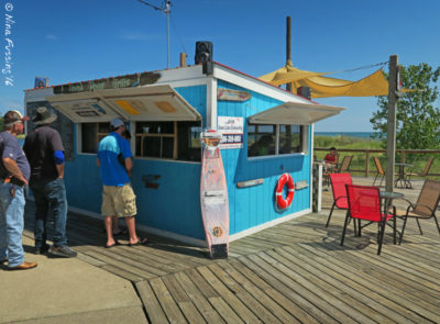 The tasty (and dog-friendly) Tawas Point Grill