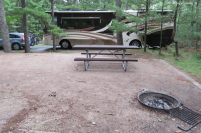 View of typical "sitting area". This is our site 422.