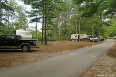 Edge sites near back of campground on Southern site. Empty side 31 with 29 behind it. These are also nice and quiet.