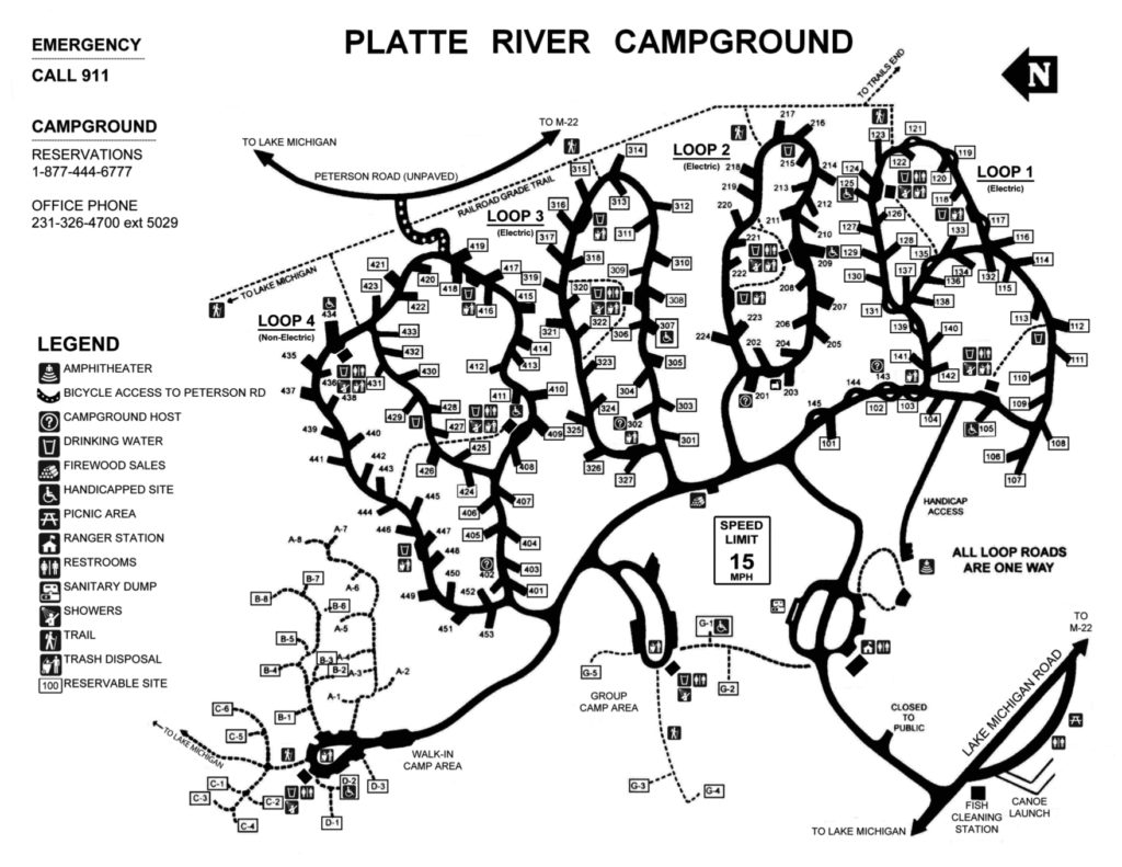 Campground Map. Click for larger size.